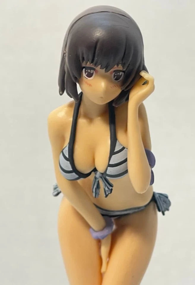 Megumi Kato Swimsuit Saekano Kawaii Anime Figure Model Statue PVC 6" [No Box]