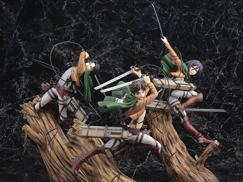 Levi Ackerman Attack on Titan AoT Anime Rare Action Figure PVC 13.7" [Boxed]
