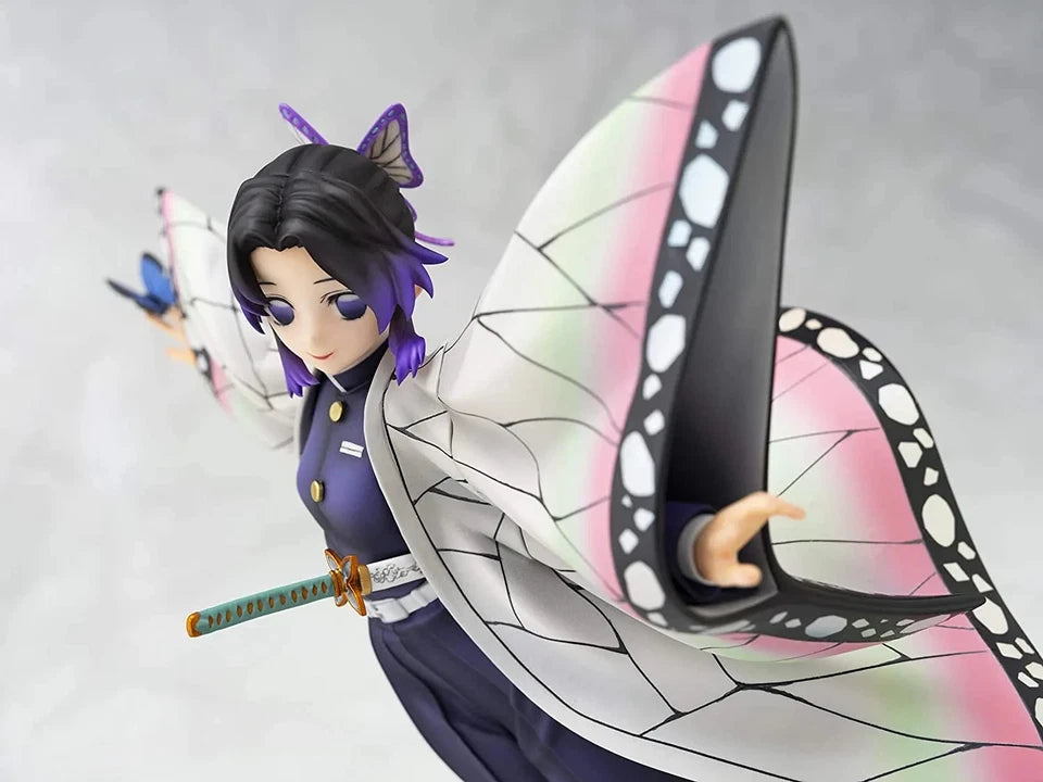 Shinobu Kocho Insect Hashira Demon Slayer Anime Kawaii Figure PVC 8.2" [No Box]