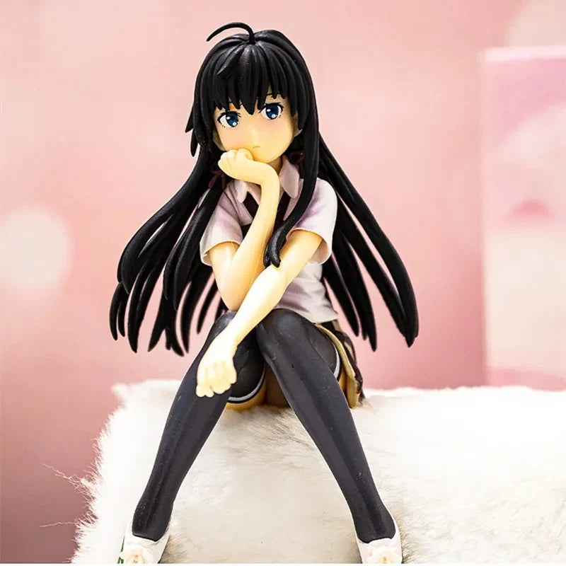 Kazuha Migiwa Sitting Yosuga no Sora Anime Figure Model Statue PVC 5" [No Box]