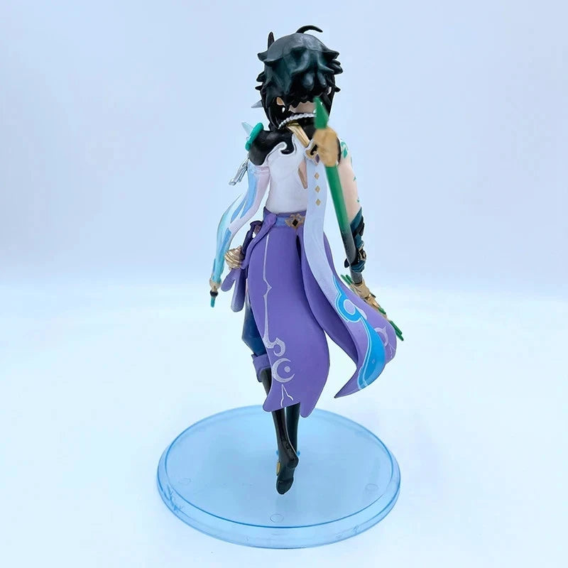 Xiao Vigilant Yaksha Genshin Impact Anime Figure Model Statue PVC 7" [Boxed]