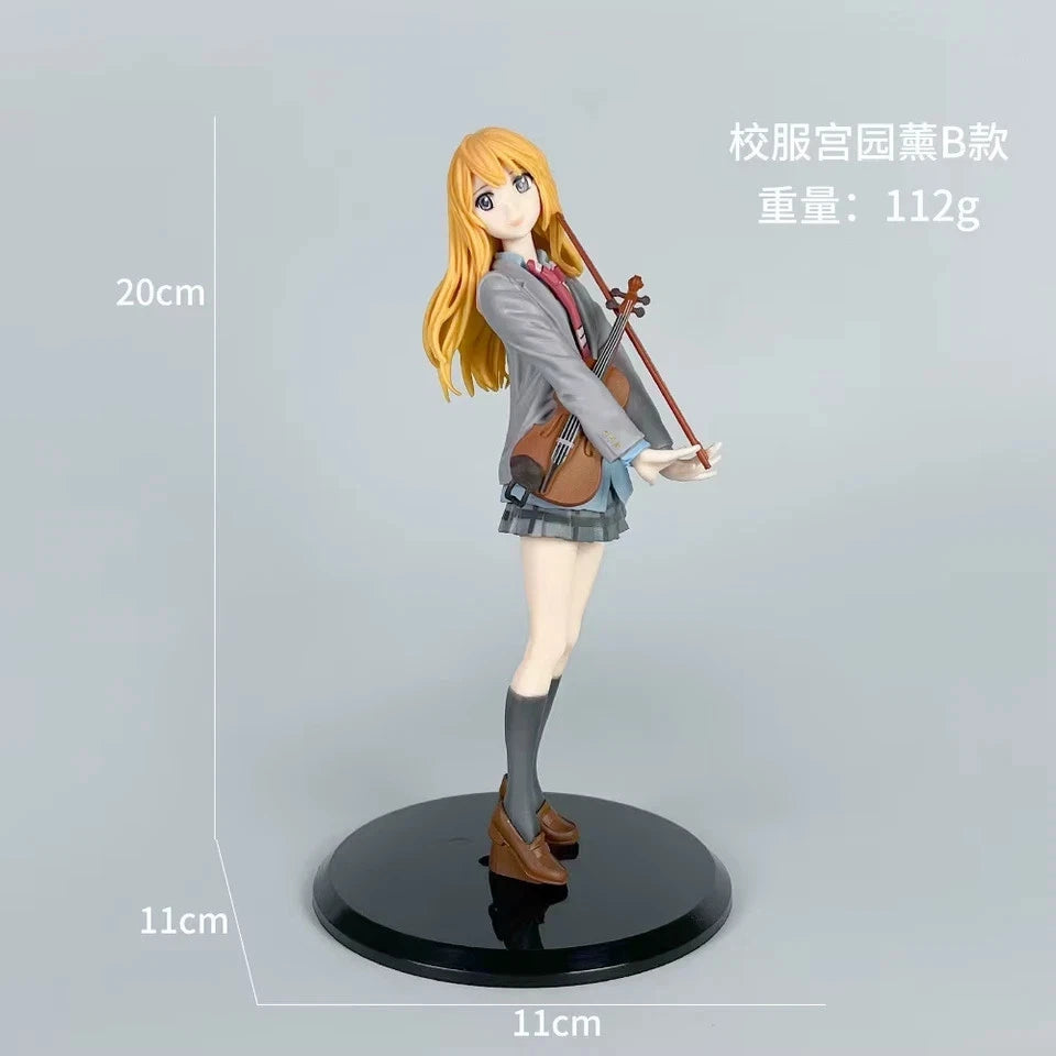 Kaori Miyazono Kawaii Your Lie in April Anime Figure Model Statue PVC 7" [Boxed]