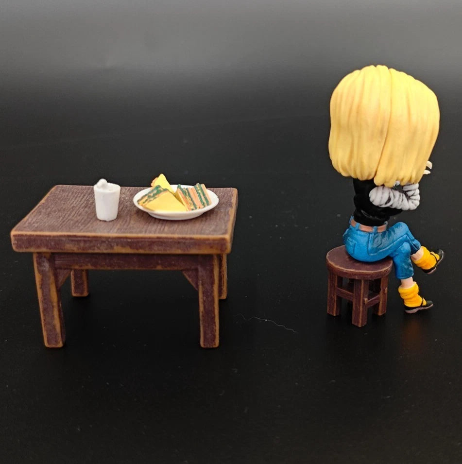 Goku, Vegeta, Gohan, Android 18, Dragon Ball Z Anime Figure PVC 3" [No Box]