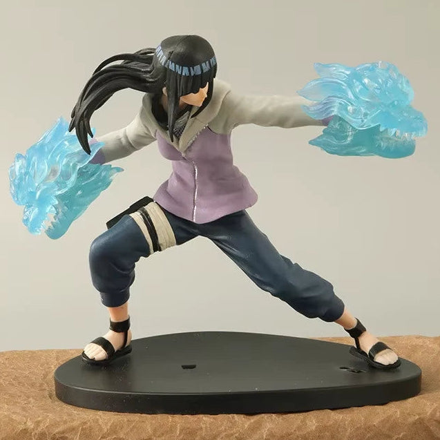 Hinata Hyuga Two Lion Fists Naruto Shippuden Anime Figure Model Statue PVC 6” [No Box]