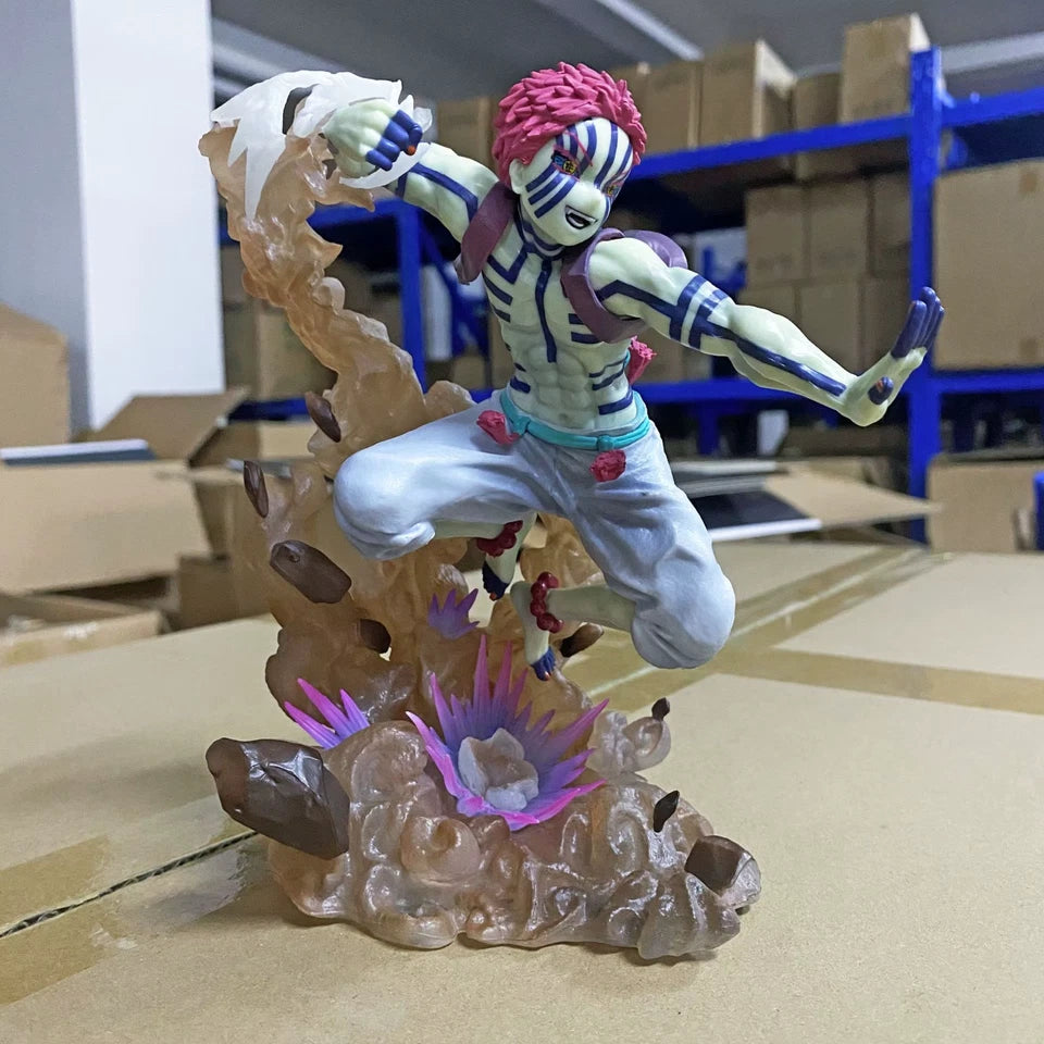 Akaza Upper Moon 3 Demon Slayer Anime Limited Ed Rare Figure PVC 7 in [Boxed]