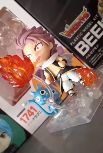 Natsu Fairy Tail Collectible Adjustable Chibi Anime Figure PVC 3.9" [Boxed]