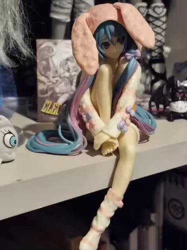 Hatsune Miku Rabbit Ear Hoodie Project DIVA Vocaloid Kawaii Figure 6" [Boxed]