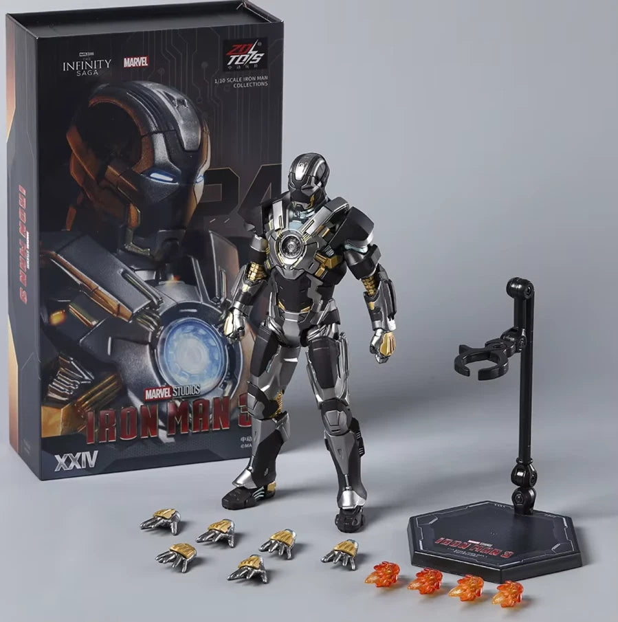 Iron Man Mark 24 Tank Marvel Adjustable Notable Action Figure Model PVC 6" [Boxed]