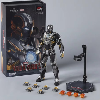 Iron Man Mark 24 Tank Marvel Adjustable Notable Action Figure Model PVC 6" [Boxed]