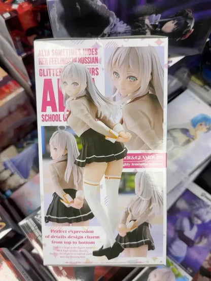 Alya Mikhailovna School Uniform Roshidere Anime Figure Model Statue PVC 9" [Original]