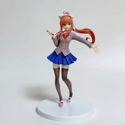 Monika Doki Doki Literature Club! Kawaii Popular Anime Figure PVC 7" [Boxed]