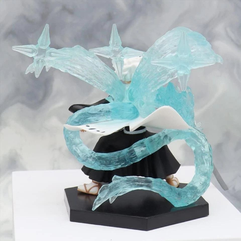 Toshiro Daiguren Hyorinmaru Bleach Anime Collectible Figure PVC 4" [No Box]
