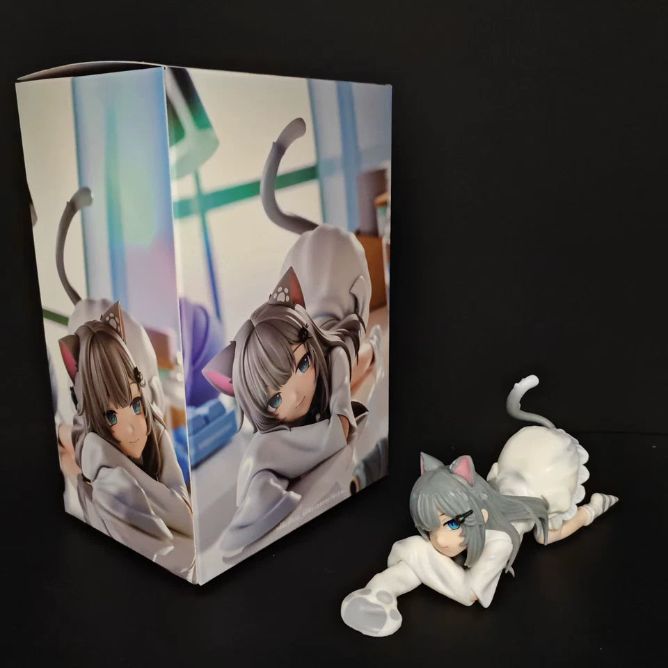 Gawr Gura Neko Hololive Vtuber Kawaii Anime Figure Model Statue PVC 3" [Boxed]