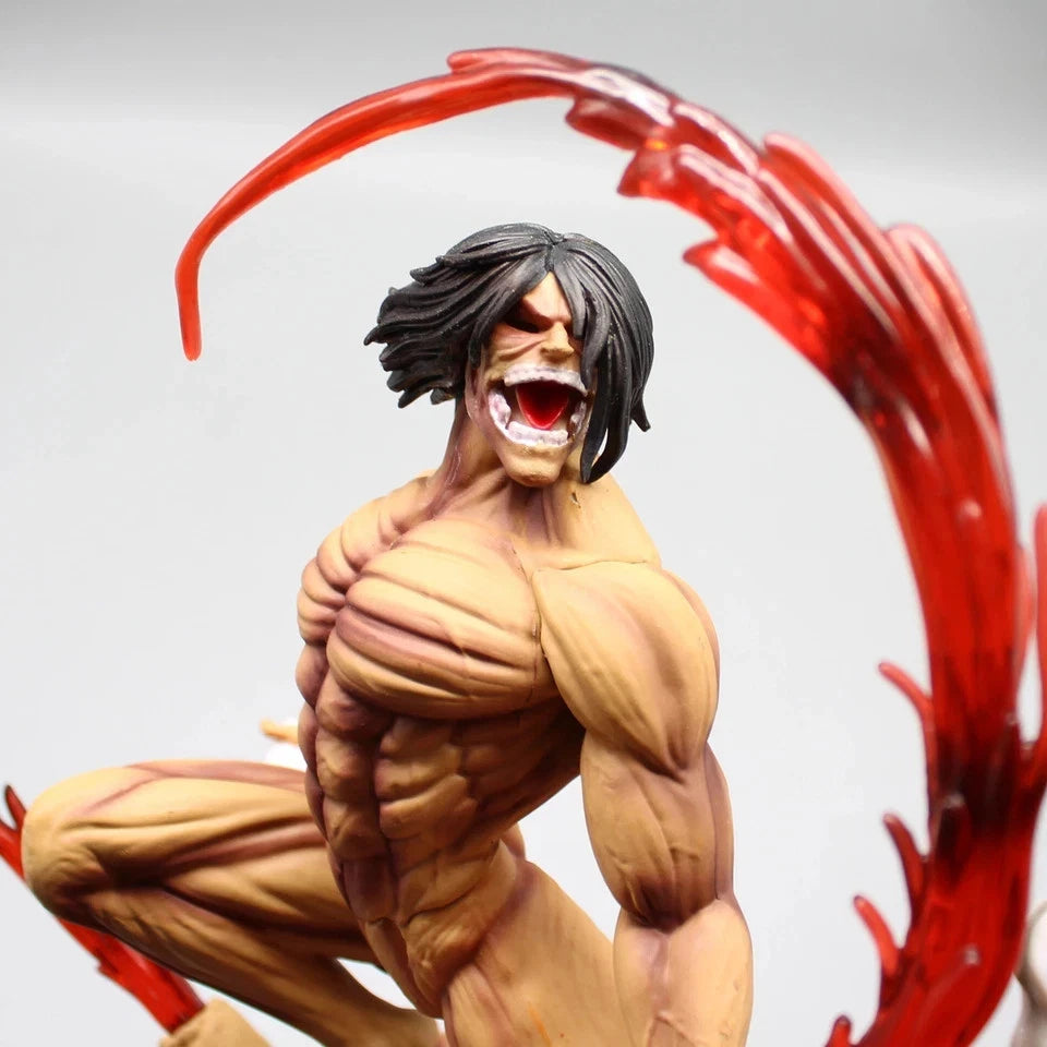 Eren vs Jaw Titan Attack on Titan AOT Best-Selling Anime Figure PVC 11.4" [Boxed]