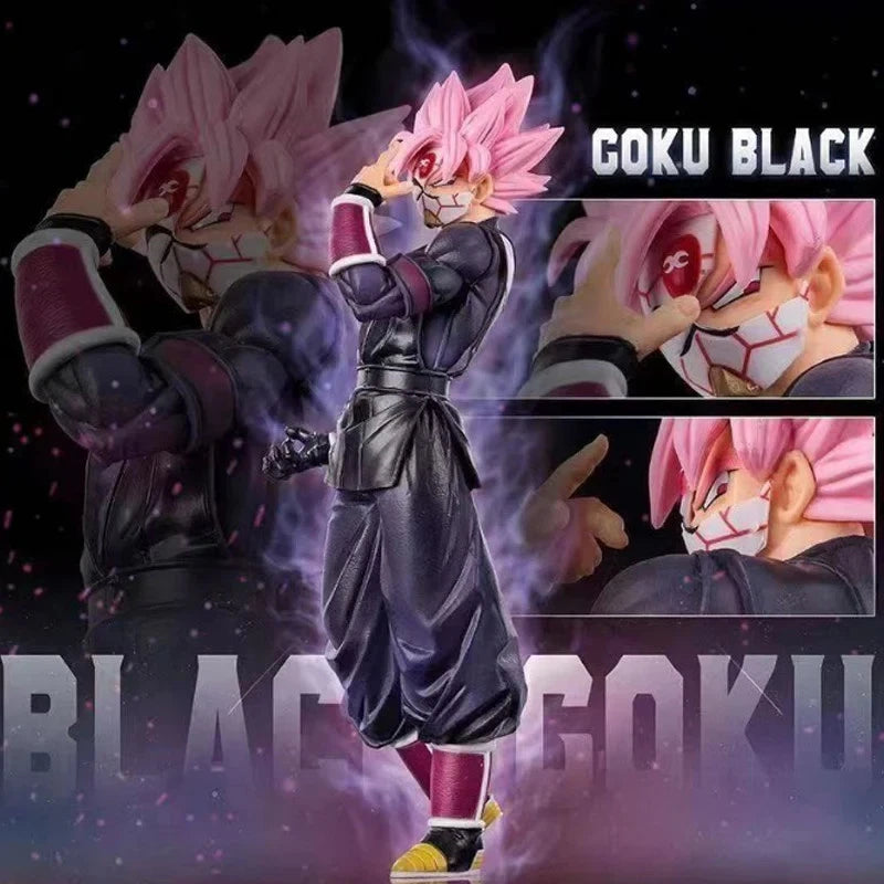 Goku Black Super Saiyan Rose Dragon Ball Super Anime Figure PVC 10" [No Box]