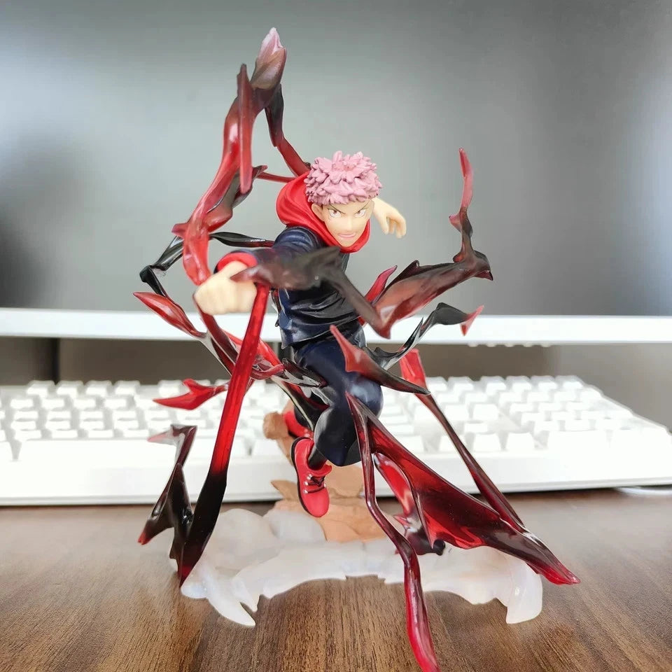 Yuji Itadori Piercing Blood Jujutsu Kaisen Anime Figure Model Statue PVC 7" [Boxed]