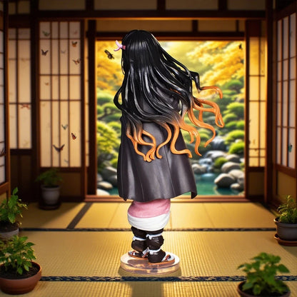 Nezuko Kamado Demon Slayer Anime Collectible Kawaii Figure PVC 6.5" [No Box]