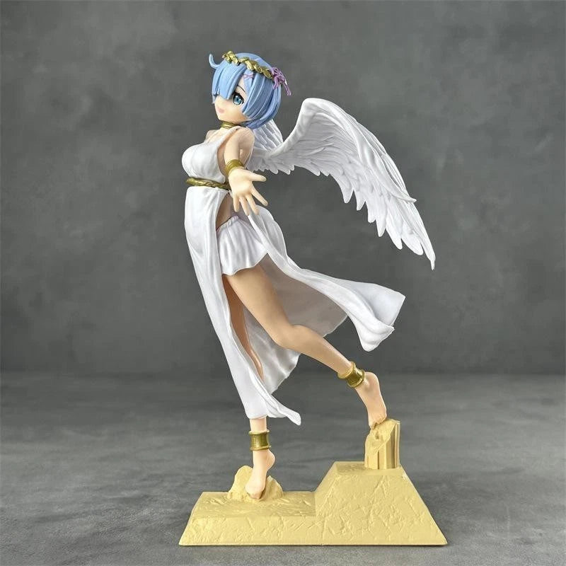 Rem Ghost Angel Re: Zero Anime Collectible Kawaii Figure PVC 7" [No Box]