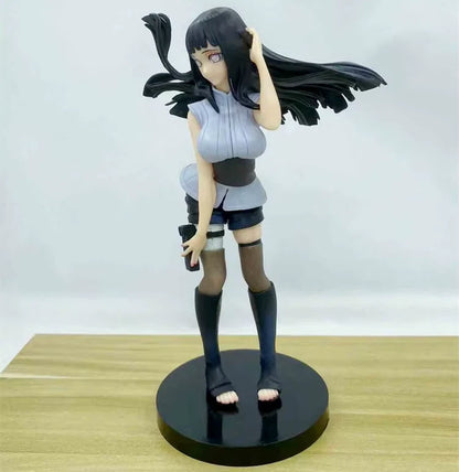 Hinata Hyuga Naruto Shippuden Classic Anime Figure Model Statue PVC 8” [No Box]