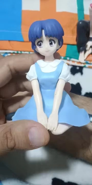 Akane Tendo Sitting Ranma ½ Collectible Desktop Anime Figure Model PVC 4" [Boxed]