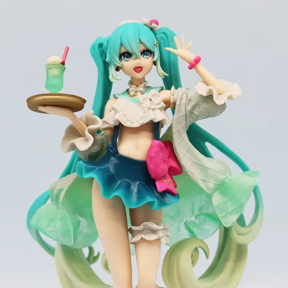 Hatsune Miku Tropical Juice Project DIVA Vocaloid Kawaii Premium Figure PVC 7" [Boxed]