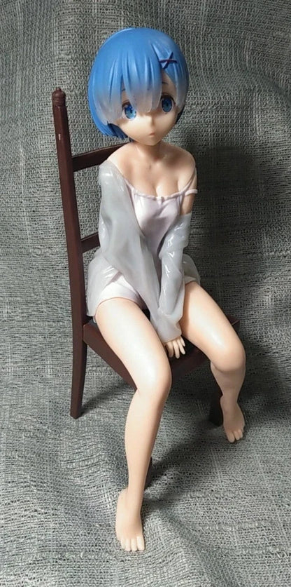 Rem Pajamas Re: Zero Anime Kawaii Desktop Petite Figure PVC 6.6" [No Box]