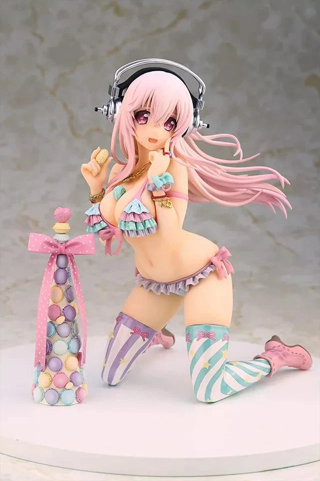 Super Sonico Macaron Tower SoniAni Anime Kawaii Figure PVC 6" [No Box] *Adult Collectible*