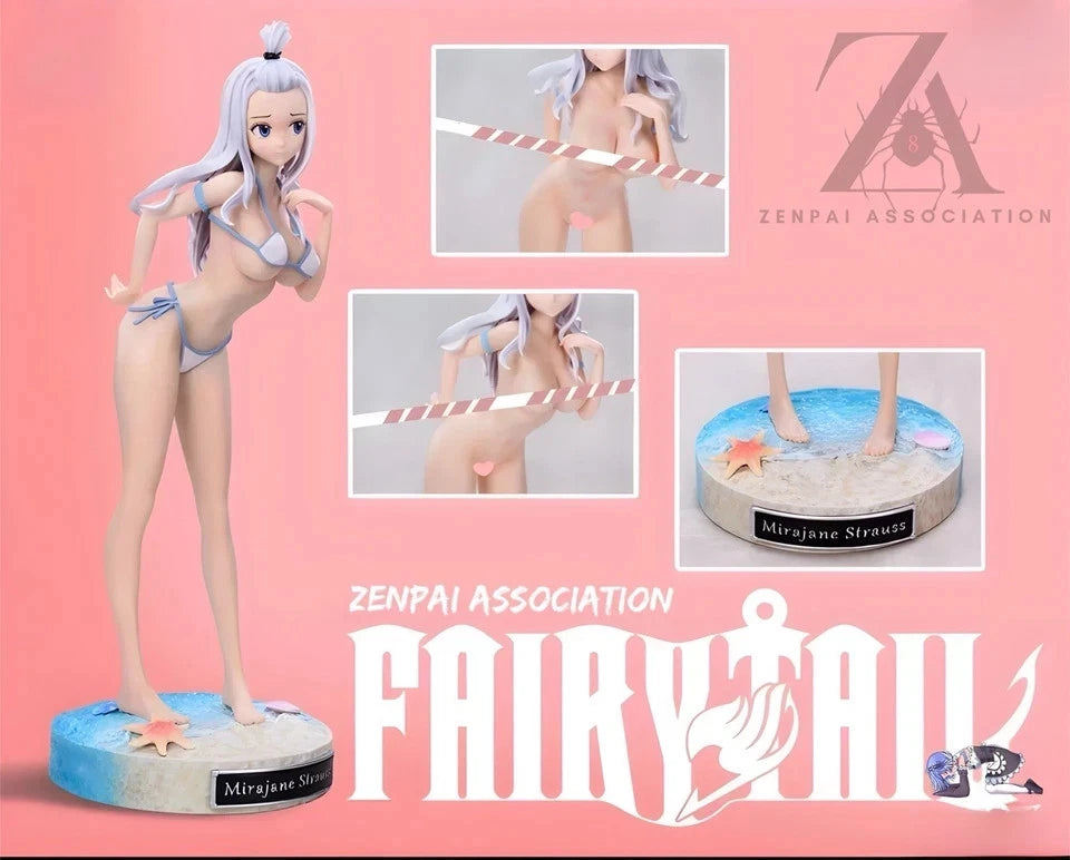 Mirajane Strauss Bikini Fairy Tail Kawaii Cast Off Anime Figure PVC 11" [Boxed] *Adult Collectible*