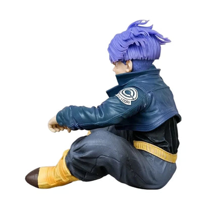 Future Trunks Sitting Dragon Ball Z Anime Collectible Figure PVC 3.9" [No Box]