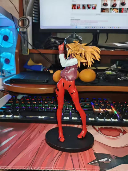 Asuka Sohryu Jersey Ver. Neon Genesis Evangelion Anime Figure Model PVC 8" [Boxed]