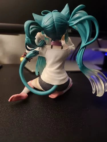 Hatsune Miku Neko Project DIVA Vocaloid Kawaii Desktop Figure PVC 4.5" [No Box]