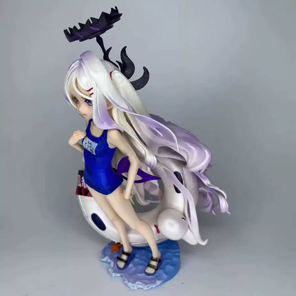 Sorasaki Hina Swimsuit Blue Archive RPG Kawaii Petite Figure PVC 8.3" [Boxed]