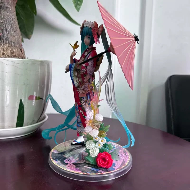 Hatsune Miku Kimono Project DIVA Vocaloid Kawaii Figure PVC 8.4" [Boxed]