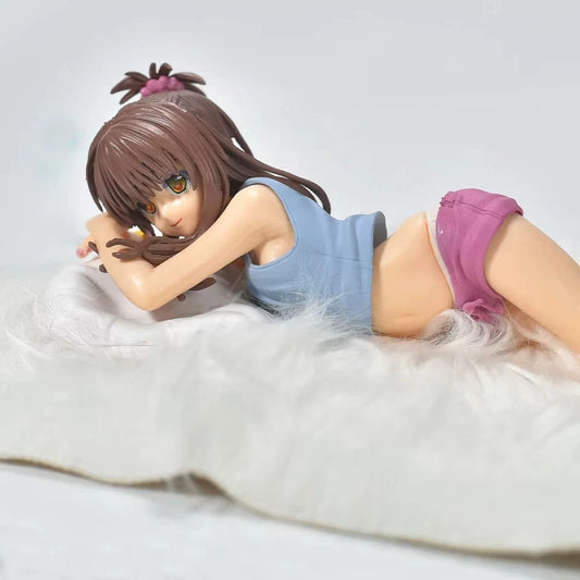 Yuuki Mikan Relaxing To LOVE-Ru Cast Off Anime Figure Model PVC 2” [Adult Collectible]