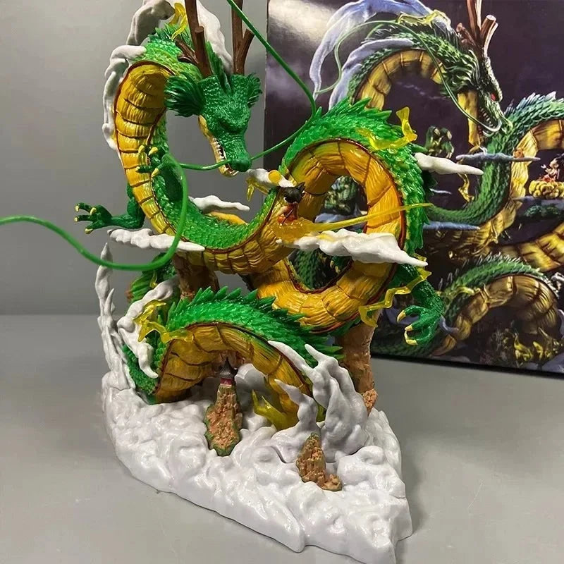 Kid Goku & Shenron Dragon Ball Z Collectible Display-Ready Figure PVC 8" [Boxed]