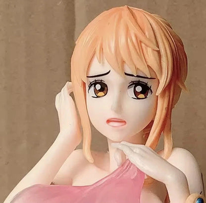 Nami Bathing Scene One Piece Cast Off Anime Figure PVC 5" [Adult Collectible]