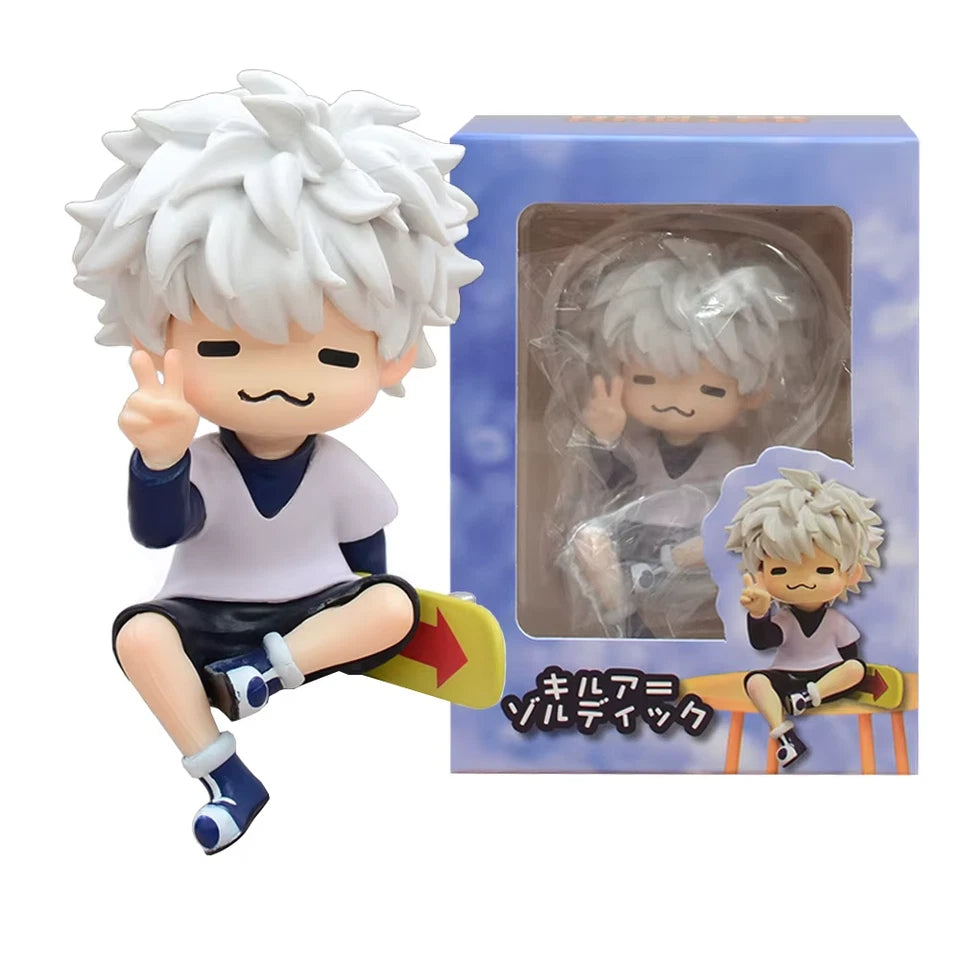Killua Zoldyck Peace Sign Hunter x Hunter Chibi Anime Figure Model PVC 3" [Boxed]