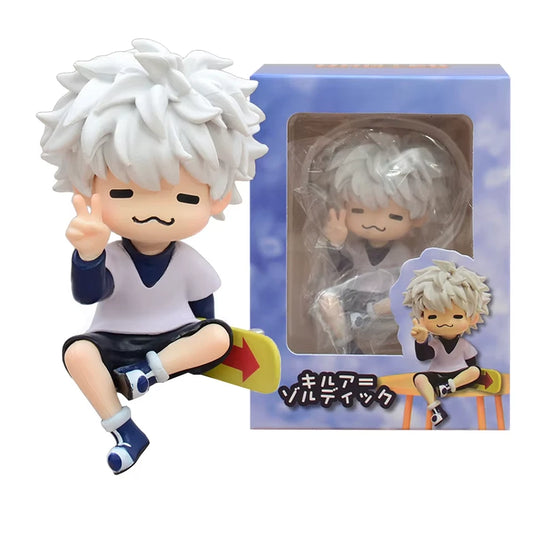 Killua Zoldyck Peace Sign Hunter x Hunter Chibi Anime Figure Model PVC 3" [Boxed]