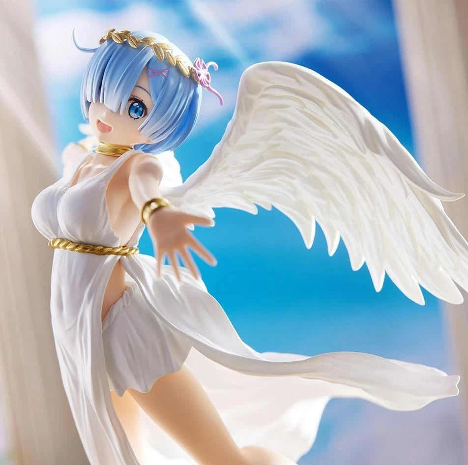 Rem Ghost Angel Re: Zero Anime Collectible Kawaii Figure PVC 7" [No Box]