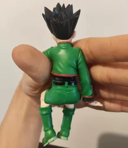 Gon Freecss Fist Bump Hunter × Hunter Desktop Anime Figure Model PVC 5" [No Box]