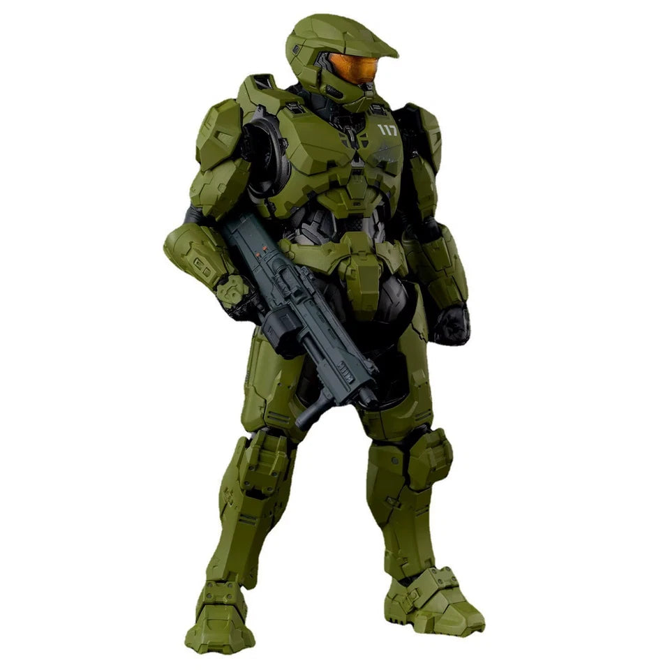 Master Chief Spartan-II 117 Halo Adjustable Rare Action Figure PVC 6.4" [Boxed]