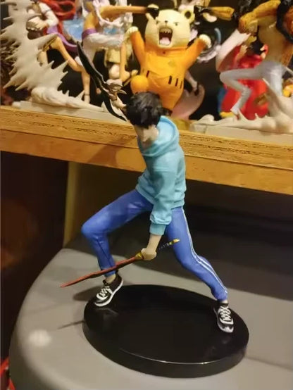 Sung Jin-woo Dual Daggers Solo Leveling Anime Figure Model Statue PVC 6.6" [Boxed]
