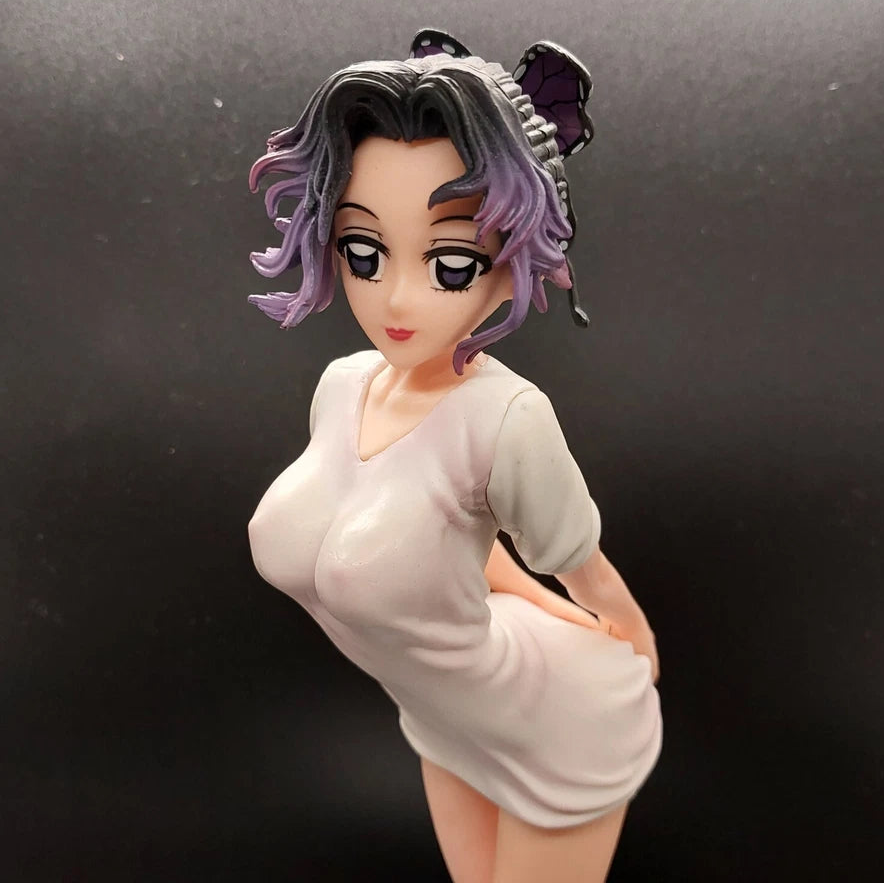 Shinobu Kocho Wet T-Shirt Demon Slayer Anime Figure PVC 9" [Adult Collectible]