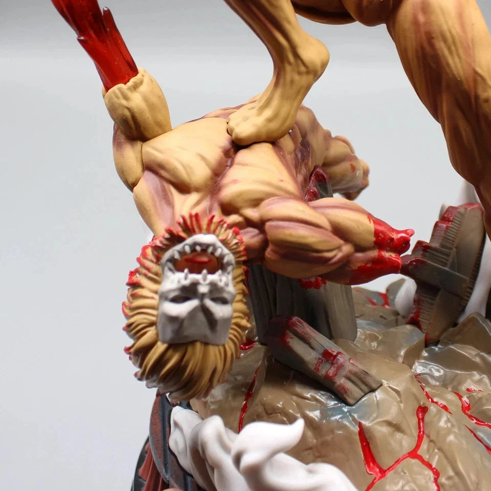 Eren vs Jaw Titan Attack on Titan AOT Best-Selling Anime Figure PVC 11.4" [Boxed]