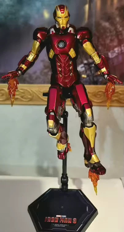 Iron Man Mark 9 Marvel Adjustable Classic Action Figure Model PVC 6.5" [Boxed]
