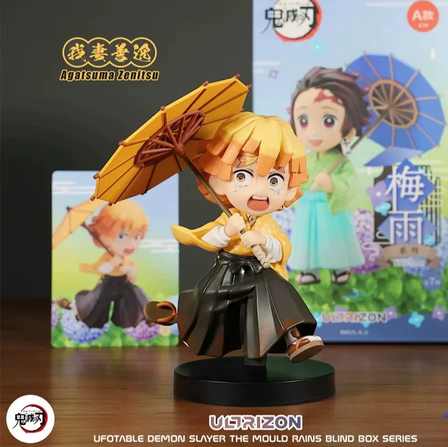 Tanjiro, Nezuko, Muichiro, Zenitsu, Mitsuri, Tengen Demon Slayer Collectible Anime Figure PVC 4.5" [Boxed]