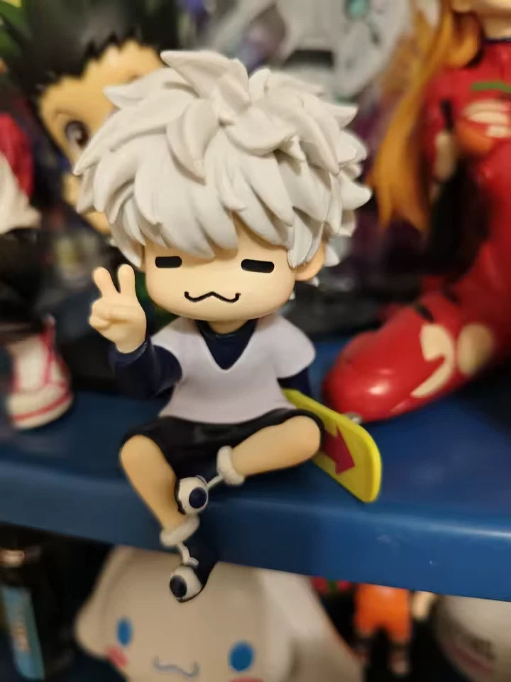 Killua Zoldyck Peace Sign Hunter x Hunter Chibi Anime Figure Model PVC 3" [Boxed]