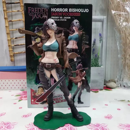 Female Jason Vorhees Collectible Scary Parody Horror Figure PVC 7" [Boxed] *Adult Collectible*