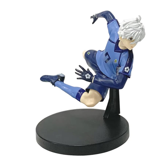 Seishiro Nagi Soccer Uniform Blue Lock Iconic Anime Figure Model PVC 5" [Boxed]