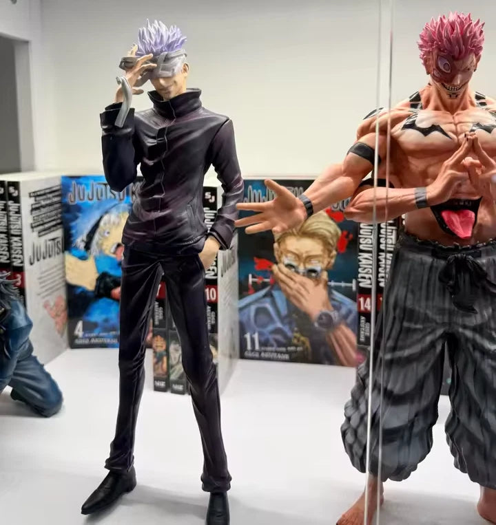 Satoru Gojo Blindfold Jujutsu Kaisen Anime Figure Model Statue PVC 12" [Boxed]